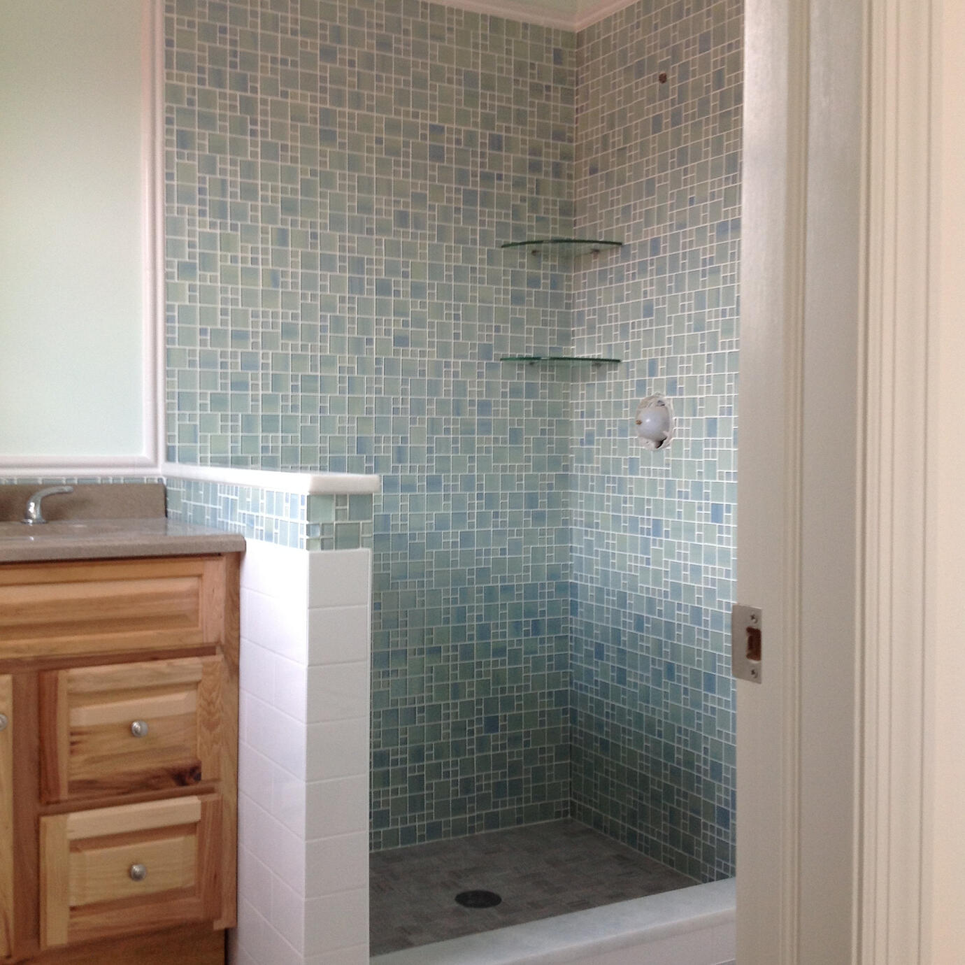 Mosaic Glass Shower Tile